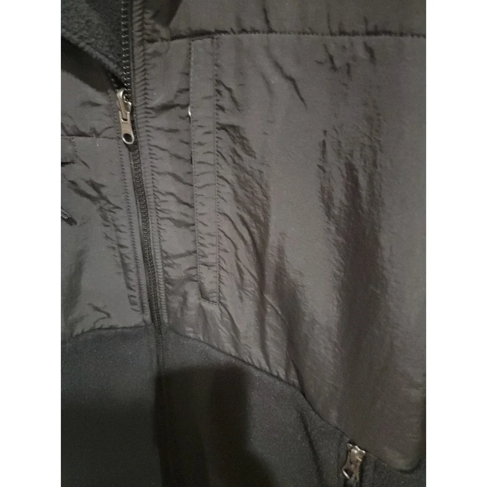 The North Face Denali Fleece Jacket sz L Black Polartec EUC! Retro TNF Nylon top